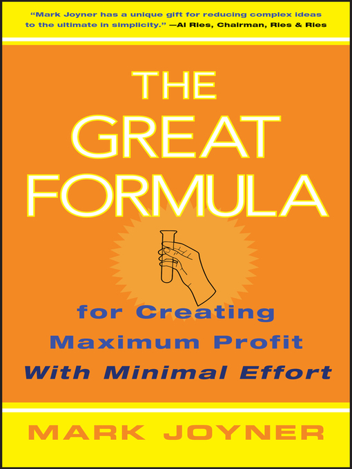 Title details for The Great Formula by Mark Joyner - Available